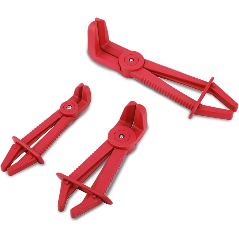 Набор зажимов для шлангов с жидкостью под углом 90 градусов, 3 шт. Rewolt T2502