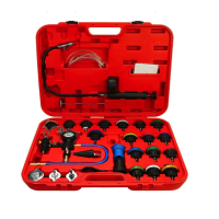 Набор для тестирования герметичности системы охлаждения 28 предметов REWOLT (T3072)