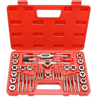 Набор метчиков и плашек метрический 40 пр. REWOLT T1136