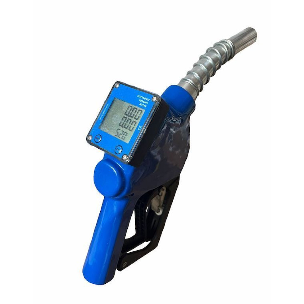 Пистолет для перекачки топлива REWOLT с цифровым счетчиком 75л/мин SL006Auto