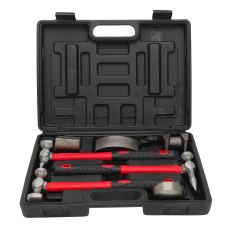 Набір молотків та кувалд для ремонту кузова та вм'ятин 7 предметів REWOLT T2640