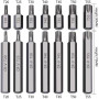Набор бит с адаптерами 1/2&3/8 TORX, HEX, SPLINE 40ед. REWOLT T1347
